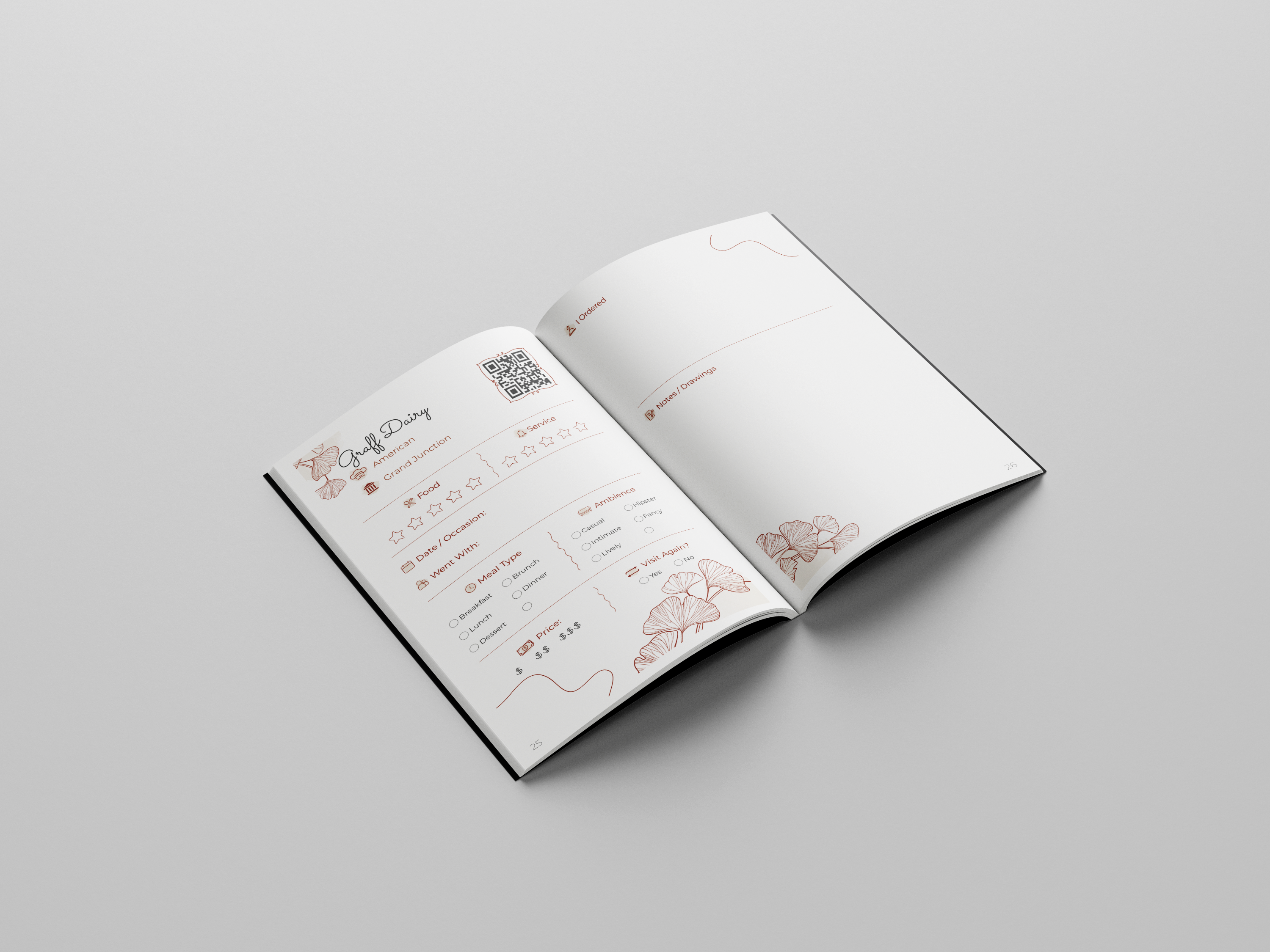 Grand Junction Restaurant Passport Book - Personalized Dining Adventure Guide & Foodie Journal for Colorado's Wine Country