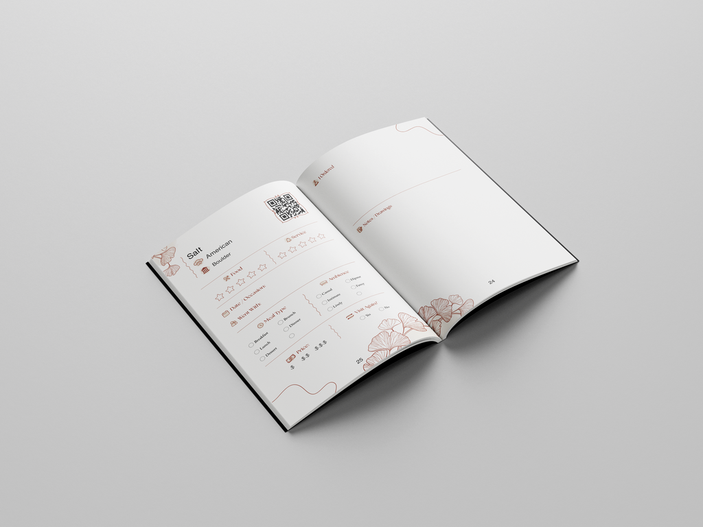 Custom Restaurant Passport Book | Personalized Foodie Gift