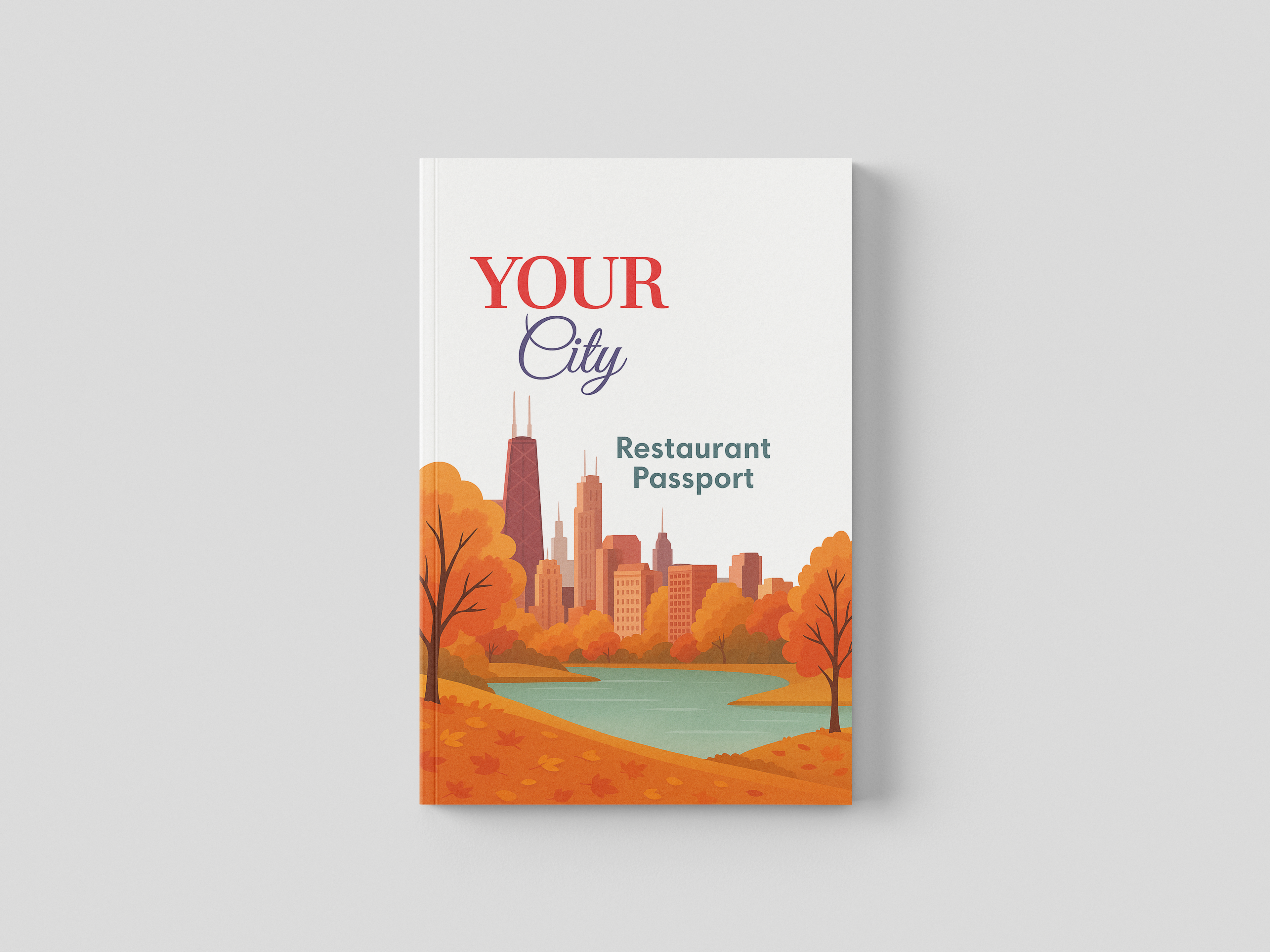 Custom Restaurant Passport Book | Personalized Foodie Gift