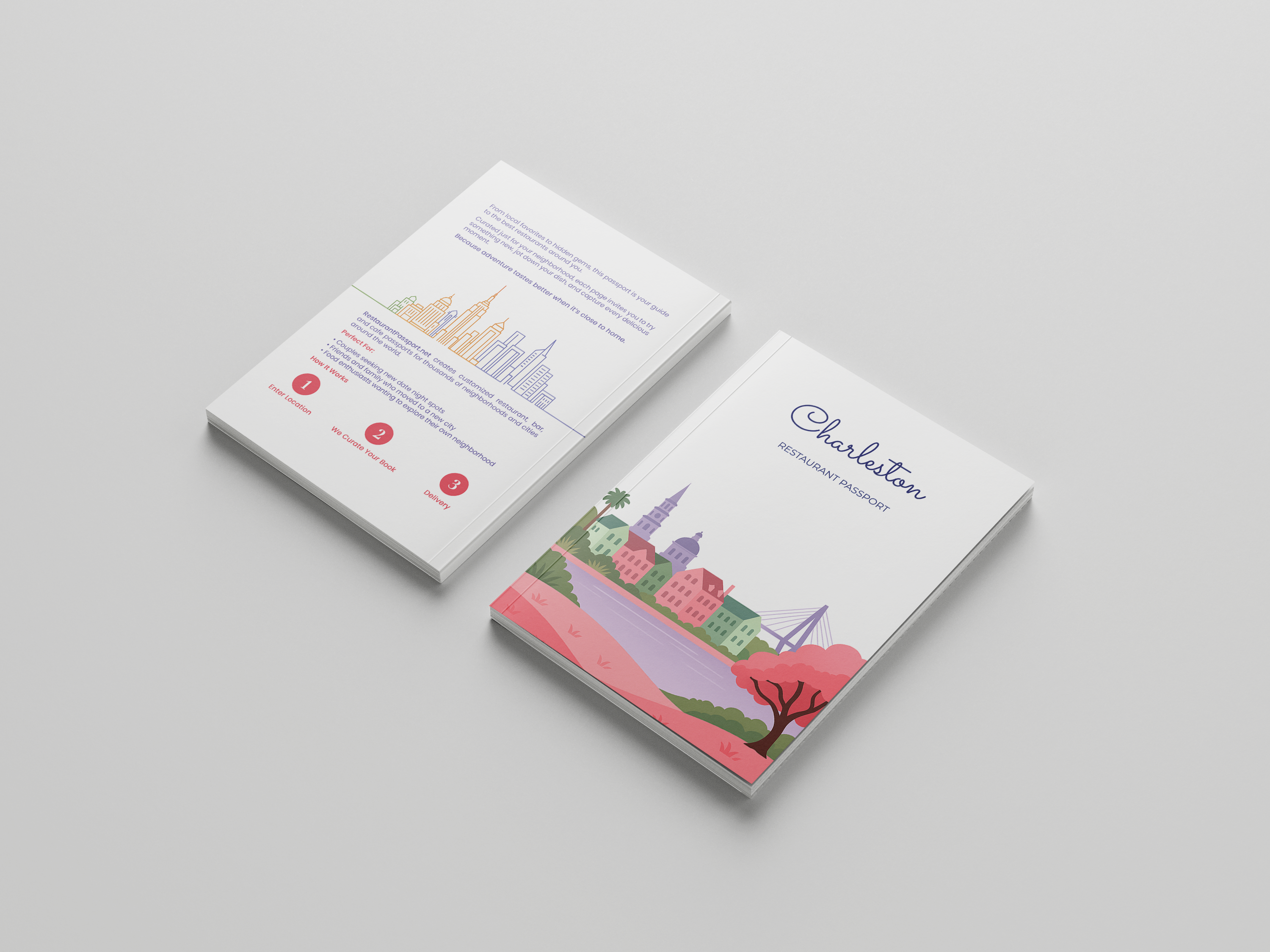 Charleston Restaurant Passport Book - Personalized Dining Adventure Journal & Foodie Guide for the Holy City