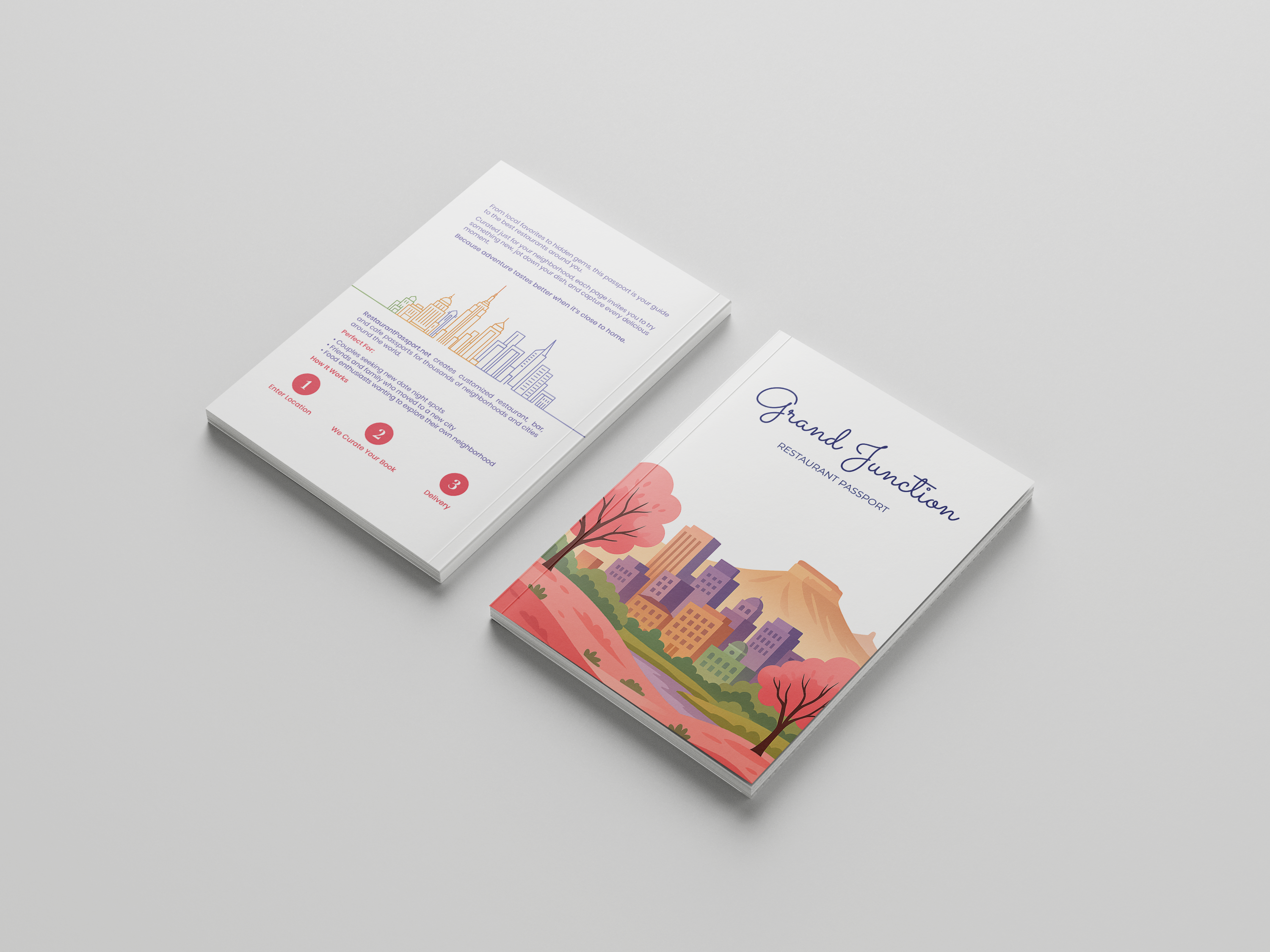 Grand Junction Restaurant Passport Book - Personalized Dining Adventure Guide & Foodie Journal for Colorado's Wine Country