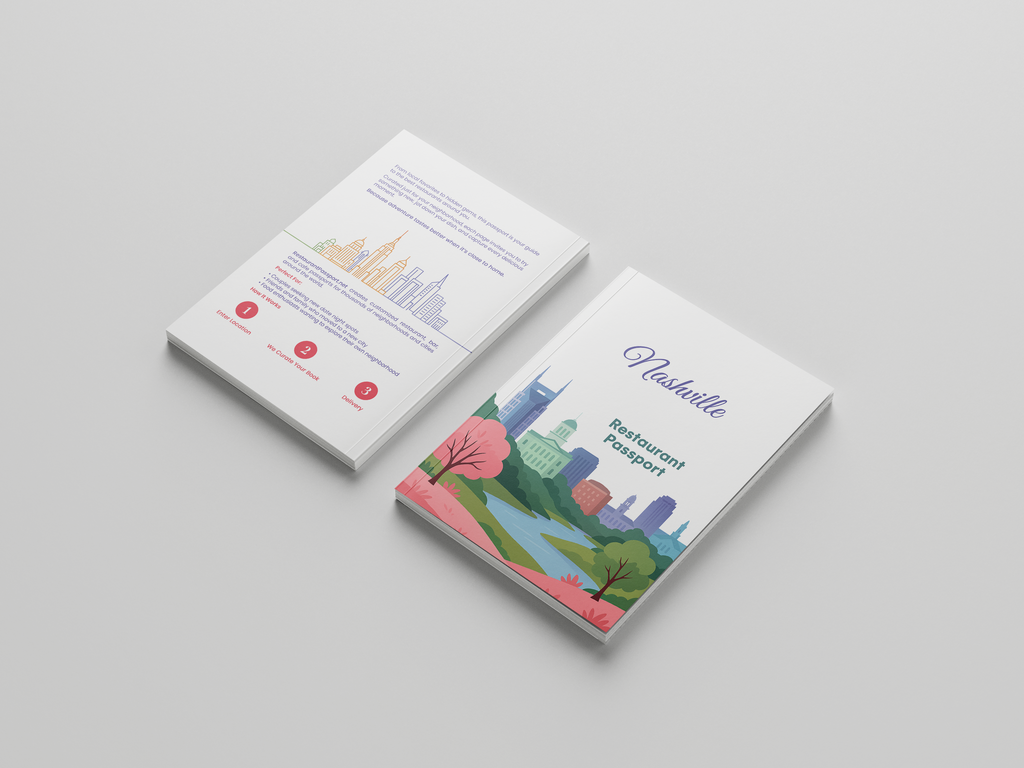 Nashville Restaurant Passport Book - The Ultimate Music City Dining Adventure Guide